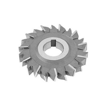 TOOLMEX HSS Import Staggered Tooth Side Milling Cutter, 5" DIA x 3/16" Face x 1" Hole x 22 Teeth 5-709-398